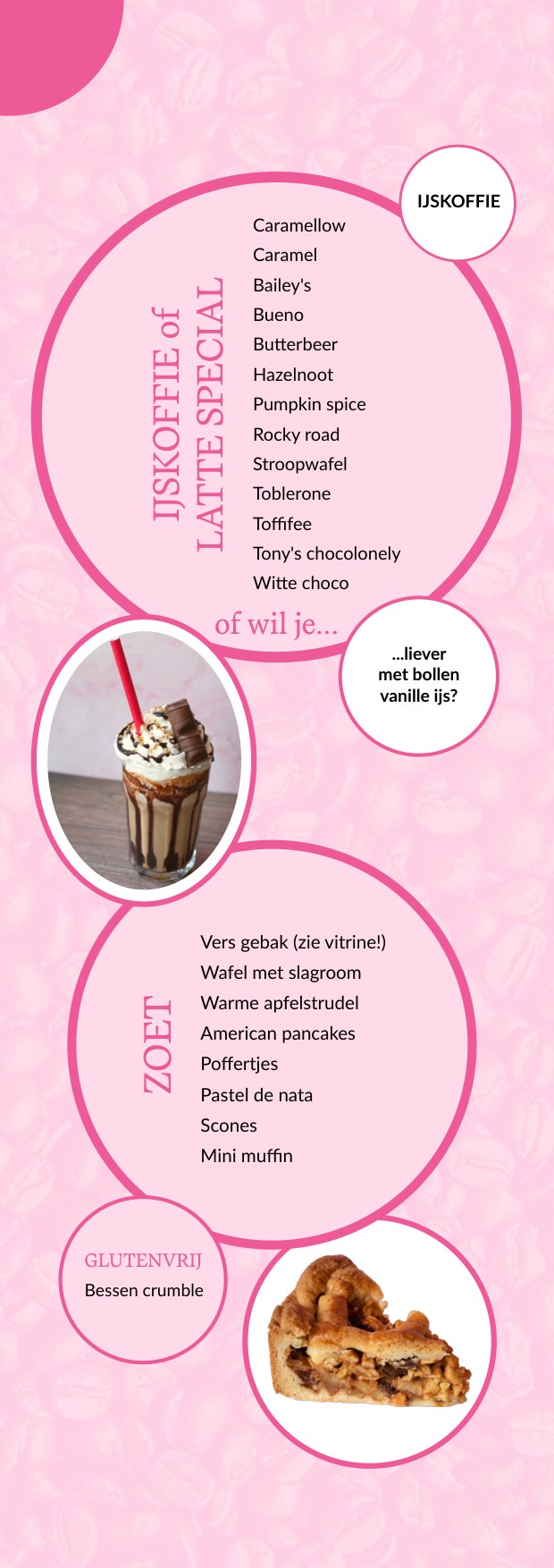 Menukaart: 
