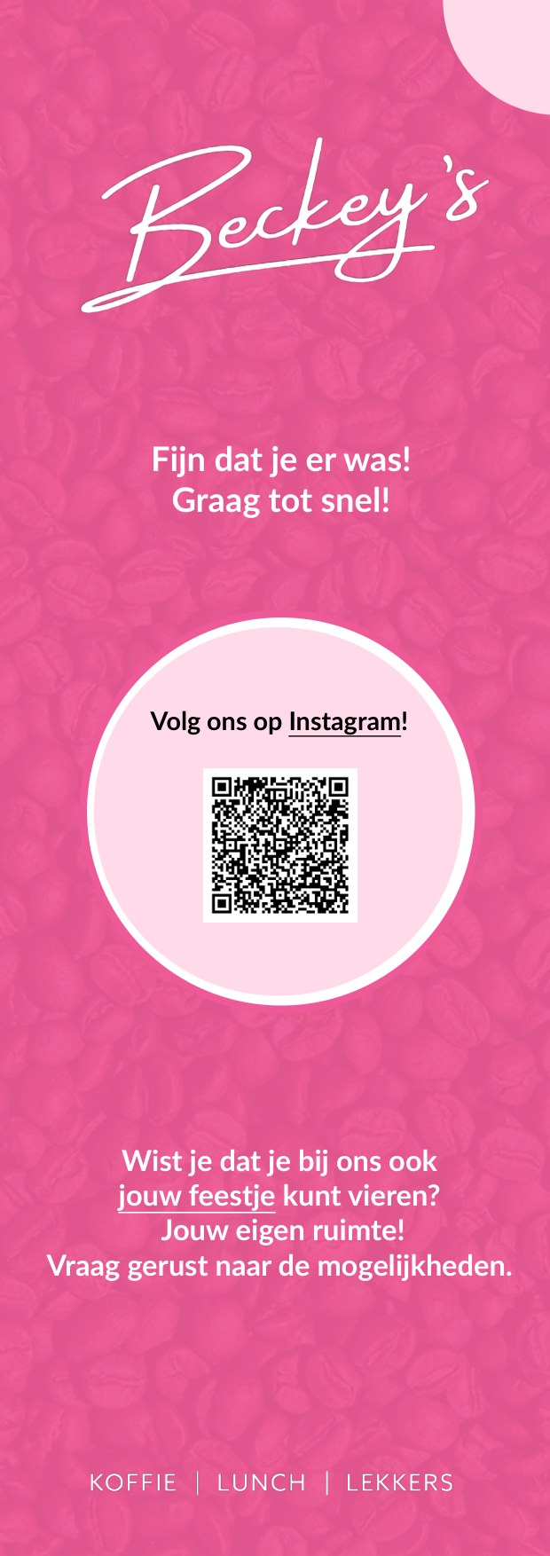 Menukaart: 