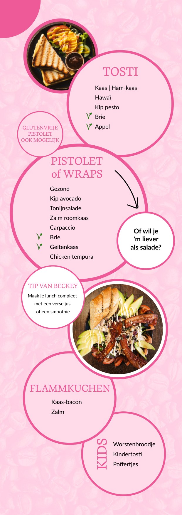 Menukaart: 